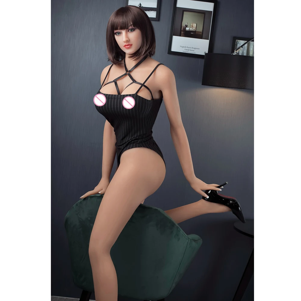 

Real Silicone Sex Dolls 168cm Skeleton Adult Love Doll Oral Vagina Lifelike Full Pussy Japanese Sexy Big Breast for Man