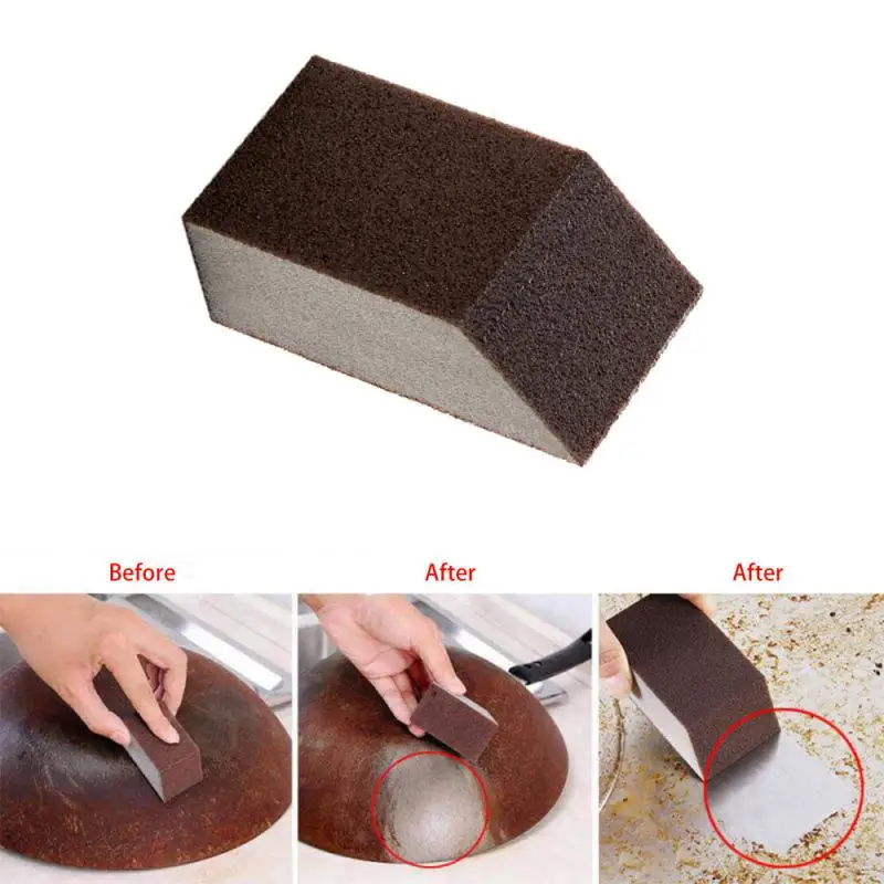 1/3Pcs Alumina Emery Strong Sponge Cleaning Brush Dish Bowl Washing Kitchen Pot Pan Window Cleaner Tools Accessories | Дом и сад