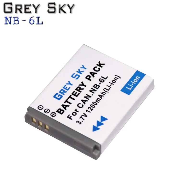 Аккумулятор для камеры NB 6L NB6L NB-6L Canon Power-shot IXUS 310 SX240 SX275 SX280 SX510 SX500 HS 95 D10 D20 D30 1200 мАч |