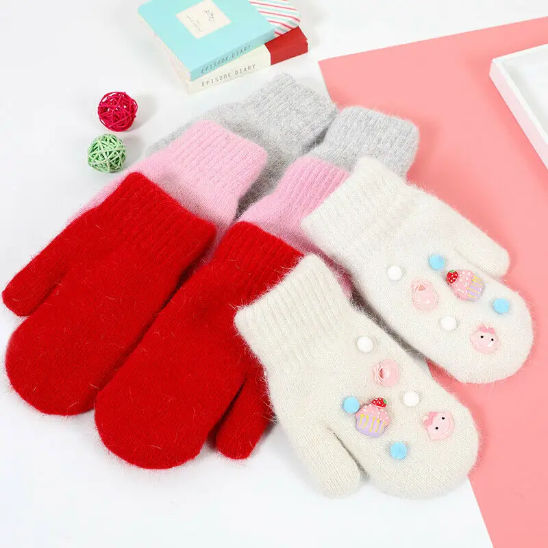 Новинка 2020 года 1 пара милых детских перчаток с героями мультфильмов сезон