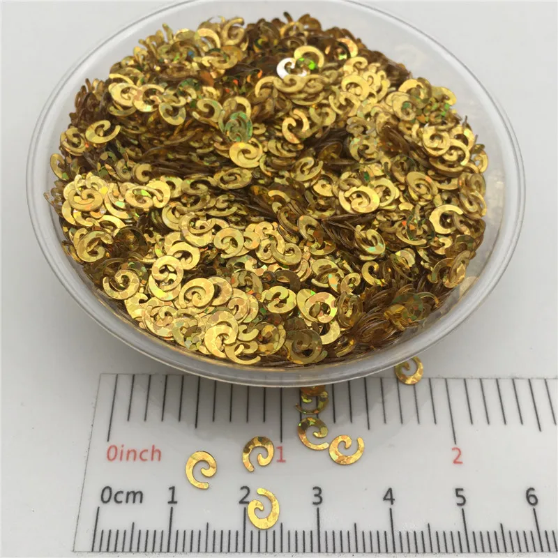 Пайетки из ПВХ в форме винта 20 г 5 мм|loose sequins|sequin paillettesequin loose |