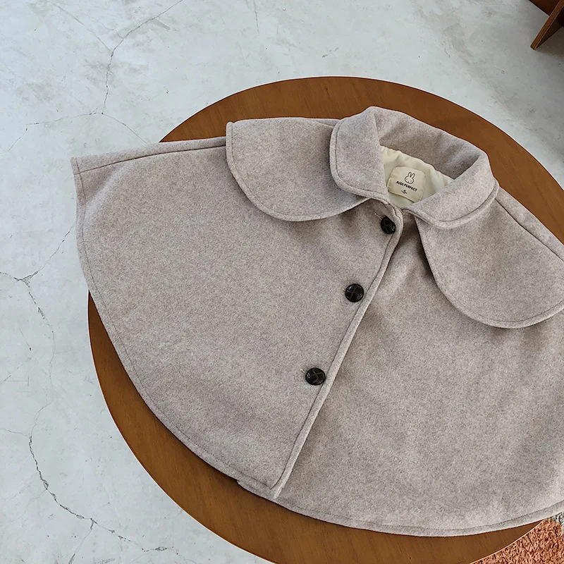 Новинка 2019 года зимнее однотонное пальто в Корейском стиле для маленьких девочек