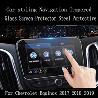 for chevrolet equinox 2017 2018 2019 car styling navigation tempered glass screen protector steel portective
