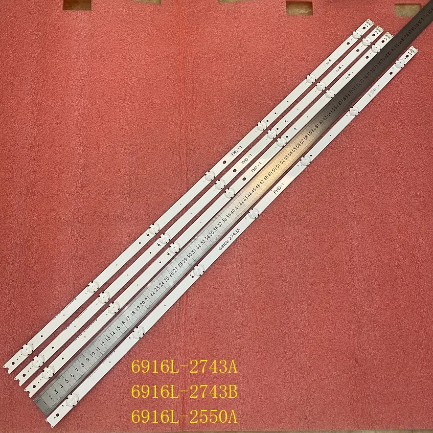 3 шт./компл. светодиодный Подсветка полосы для LG 43LH5100 43LH615V 43LH7500 43LH604V 43LH570V 43LH590V 43LH510V