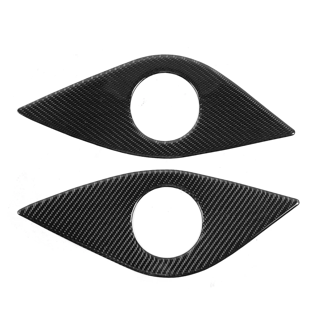 

2Pcs Left Hand Drive Carbon Fiber Rear Horn Panel Cover Trim Fit for Chevrolet Camaro 17-19