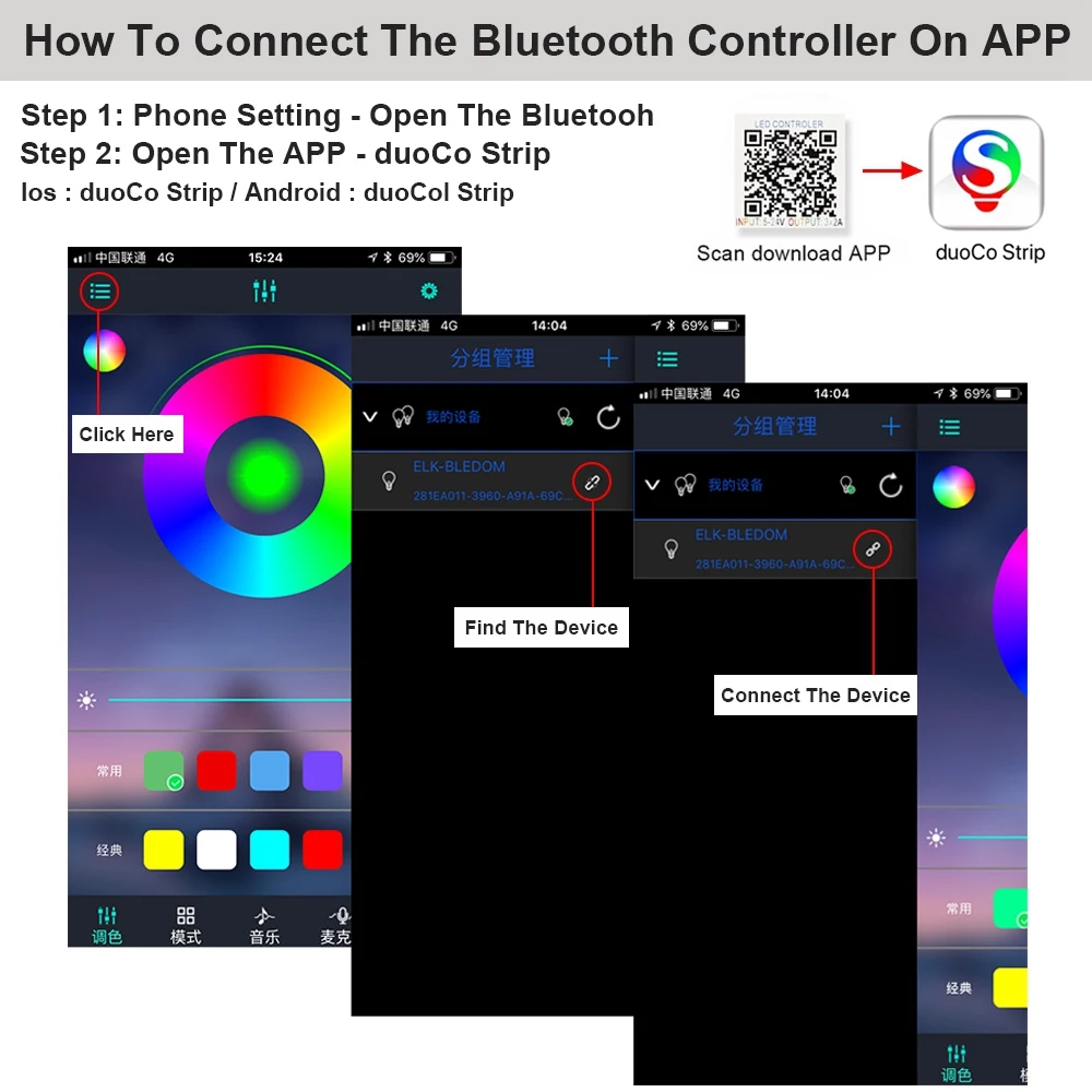 DC 12V Bluetooth WiFi Беспроводной RGB контроллер музыкальный ИК RF светодиодный