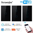 Сенсорный выключатель Szaoju RF433 с поддержкой Wi-Fi и приложения Smart LifeTuya
