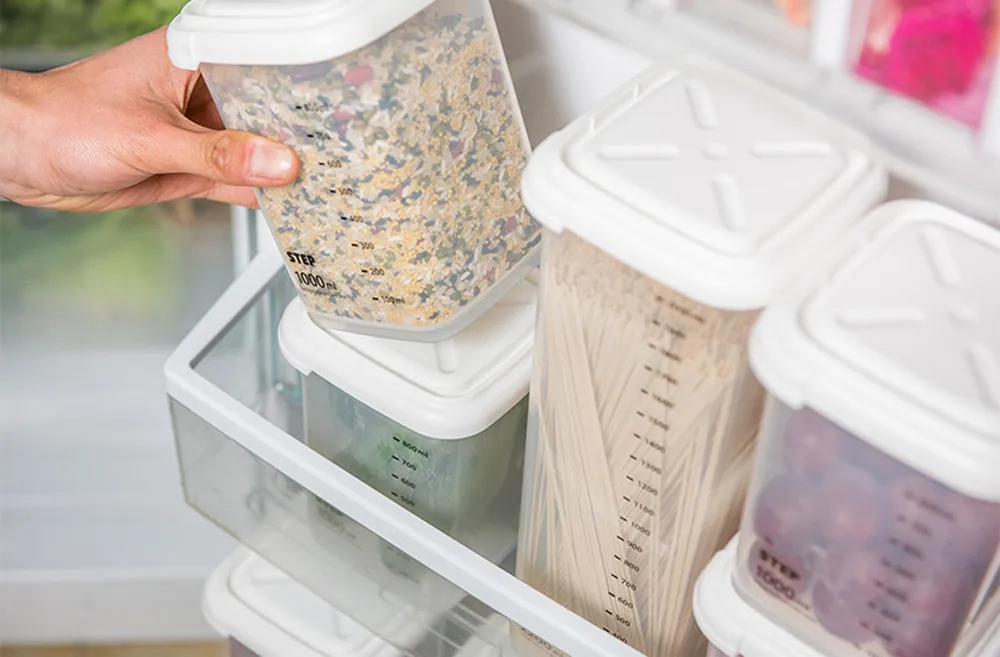 5 томов пластиковый герметичный ящик для хранения консервных банок кухонный