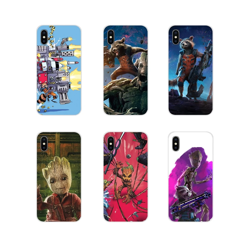 Аксессуары чехол сумка для Xiaomi Mi4 Mi5 Mi5S Mi6 Mi A1 A2 A3 5X 6X 8 CC 9 T Lite SE Pro Guardians Of The Galaxys Rocket
