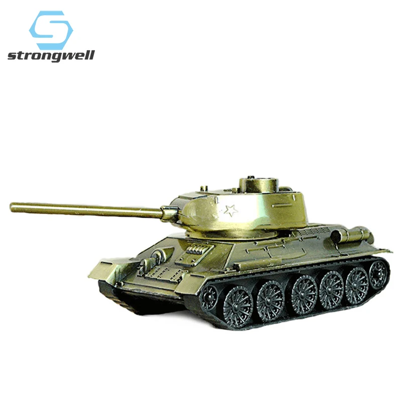 Strongwell Американская модель танка из сплава Ретро металлическая статуя винтажный