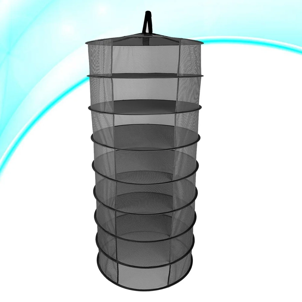 60 см 8 слоев портативный складной подвесной органайзер для хранения сушильной