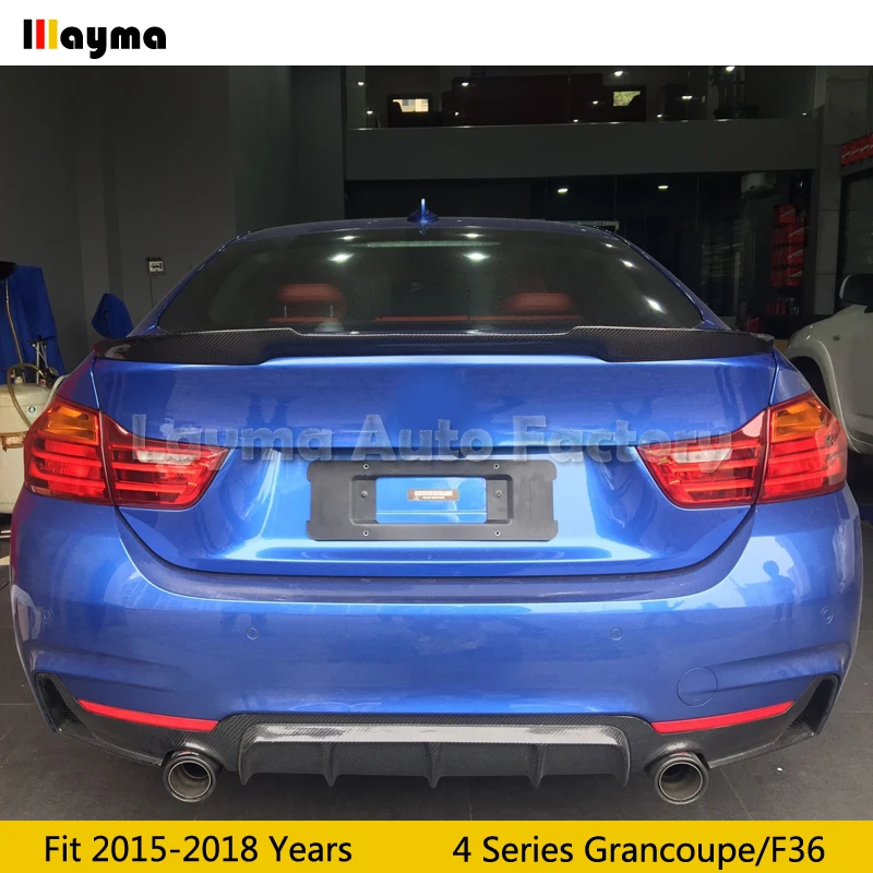 Задний спойлер для багажника из углеродного волокна BMW 4 серии Grancoupe F36 420i 425i 428i 430i