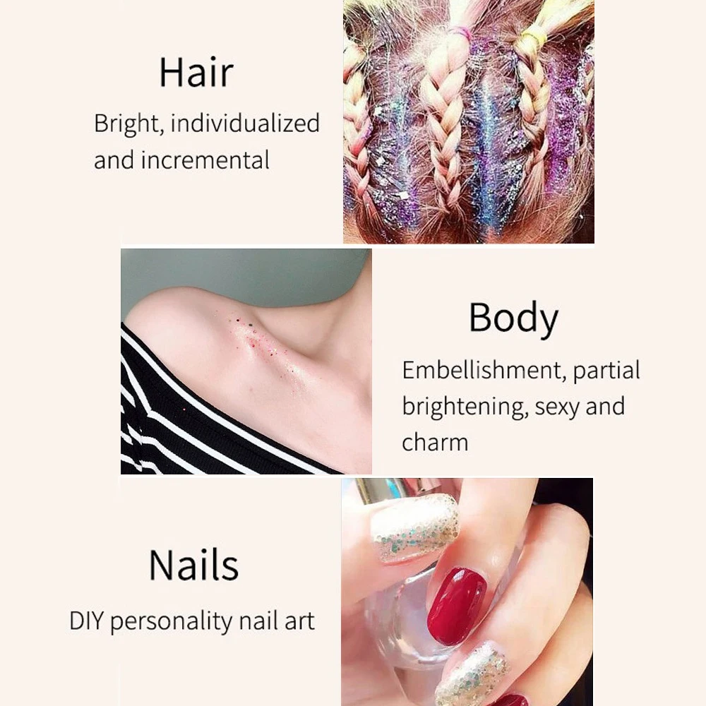 Блестящий гель модный макияж для тела макияжа лица и глаз тени век мерцающие