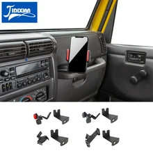 JIDIXIAN Car Bracket for Wrangler TJ Car Interphone Ipad Mobile Phone Holder Accessories for Jeep Wrangler TJ 1997-2006
