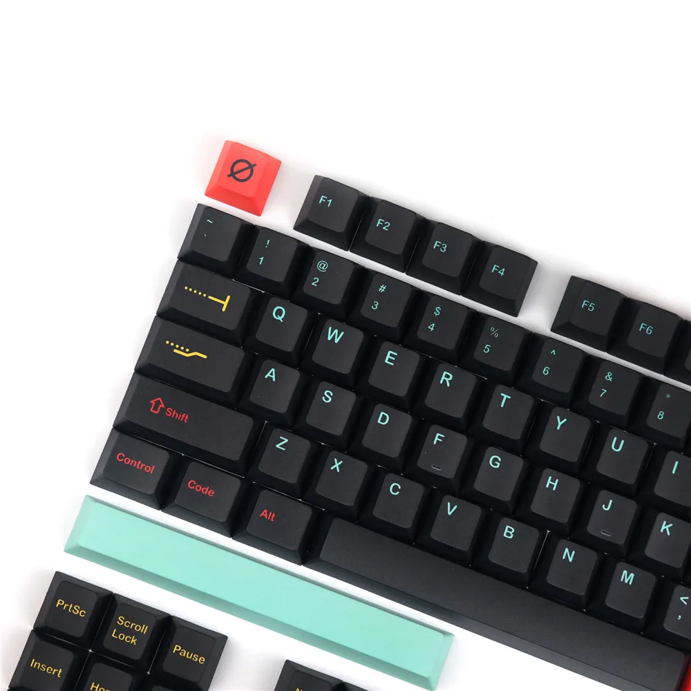 Фото GMK Metropolits Keycap Cherry Prolife ISO Enter Полные наборы PBT 5-лицевой DYE Subbed 6,25U 7U Клавиши пробела для механической клавиатуры №2