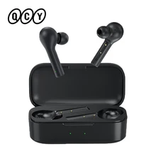 QCY T5 Wireless Bluetooth Headphones V5.0 Touch Control Earphones Stereo HD Talking with 380mAh Battery Xiaomi iPhone X /11/12