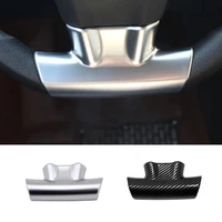 for citroen elysee c elysee for peugeot 301 accessories steering wheel plate frame panel cover trim car styling abs chrome 1pcs