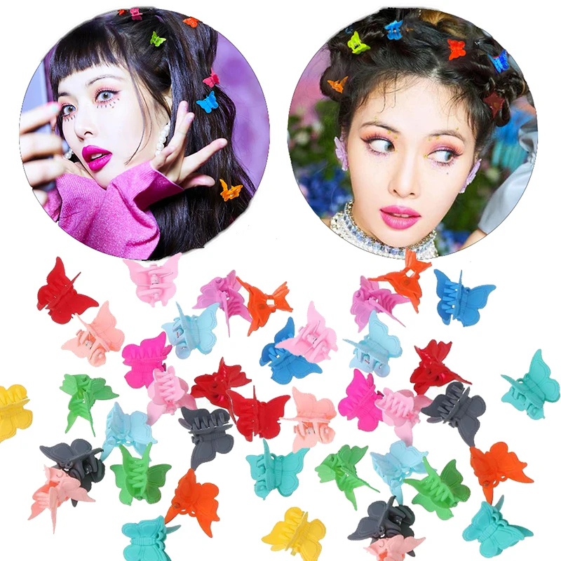 

20 Pcs Baby Colorful Mini Butterfly Hair Clips Claw Barrettes Mini Jaw Clip Baby Cute Hairpin Hair Accessories for Women Girls