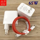 Оригинальный OnePlus 9 Pro 9R EU US Warp зарядное устройство 65 Вт адаптер питания 100 см USB C к Type C кабель для One Plus 9RT 8 PRO 8T Nord 2 N100
