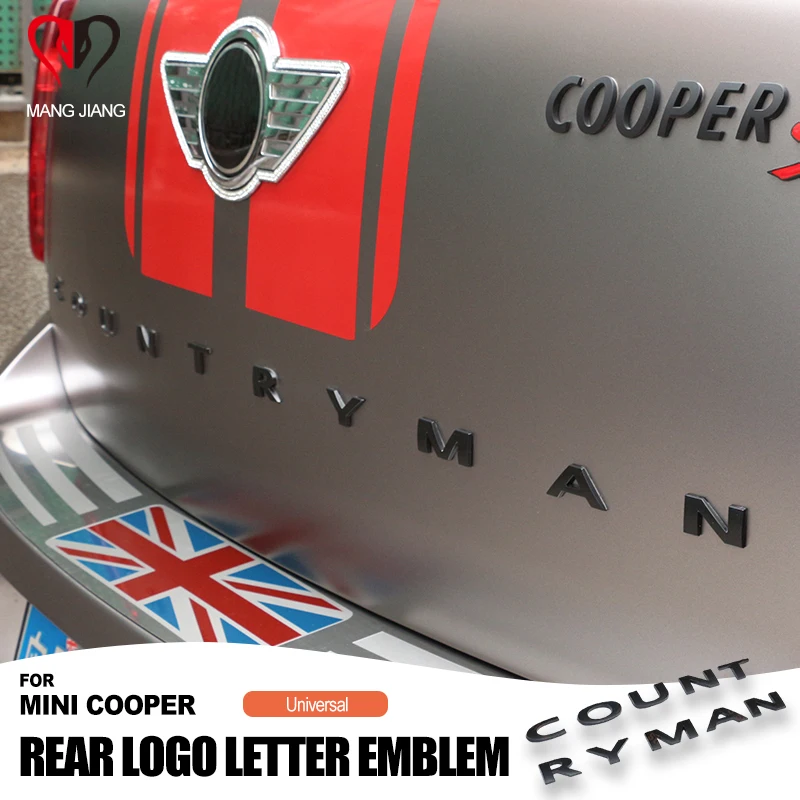 Для BMW Mini Cooper Countryman R60 F60 3D Металл задний багажник слово наклейка с буквами значок
