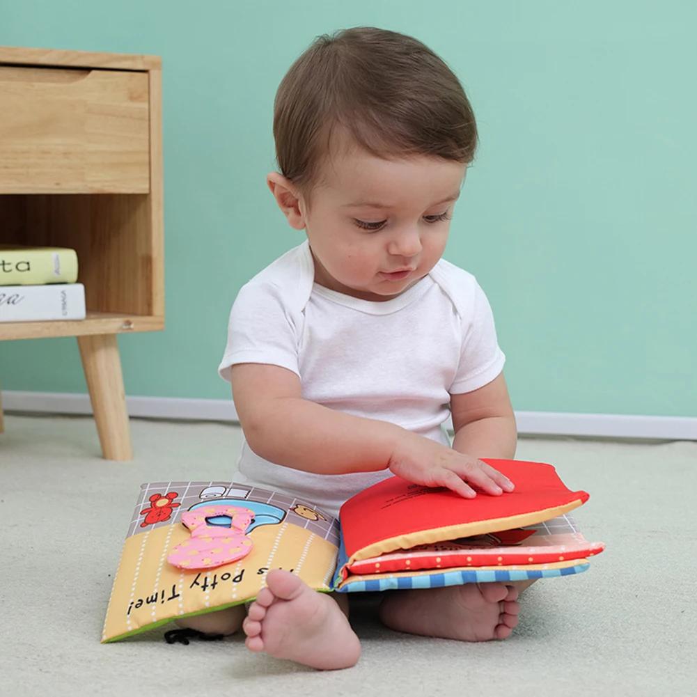 Раннего образования книга детского просвета туалет ванна игрушки мягкой ткани