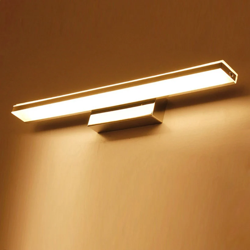 Ванная комната Led зеркало света 42 52 см Нержавеющая Сталь Настенный светильник