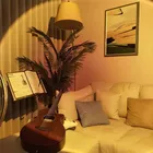 USB лампа с проекцией заката, Светодиодные ночные светильники для дома, спальни, кофейни, проектор, атмосфера радуги, лампа для украшения стен