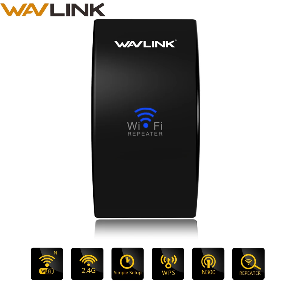 Wi Fi усилитель сигнала Wavlink 300 Мбит/с 2 4 ГГц|Беспроводные роутеры| |