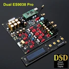 Двойная плата ЦАП Amanero ES9038Pro USB DSD512 балансный ЦАП OLED дисплей QCC5125 Bluetooth APTX-HD LDAC с дистанционным управлением