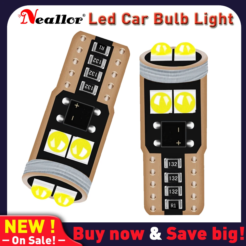 

Новинка, суперъярсветодиодный Светодиодная лампа T10 W5W, 2 шт., диагональ 168, 501, 2825, автомобильная лампа для чтения внутреннего интерьера, 12 В