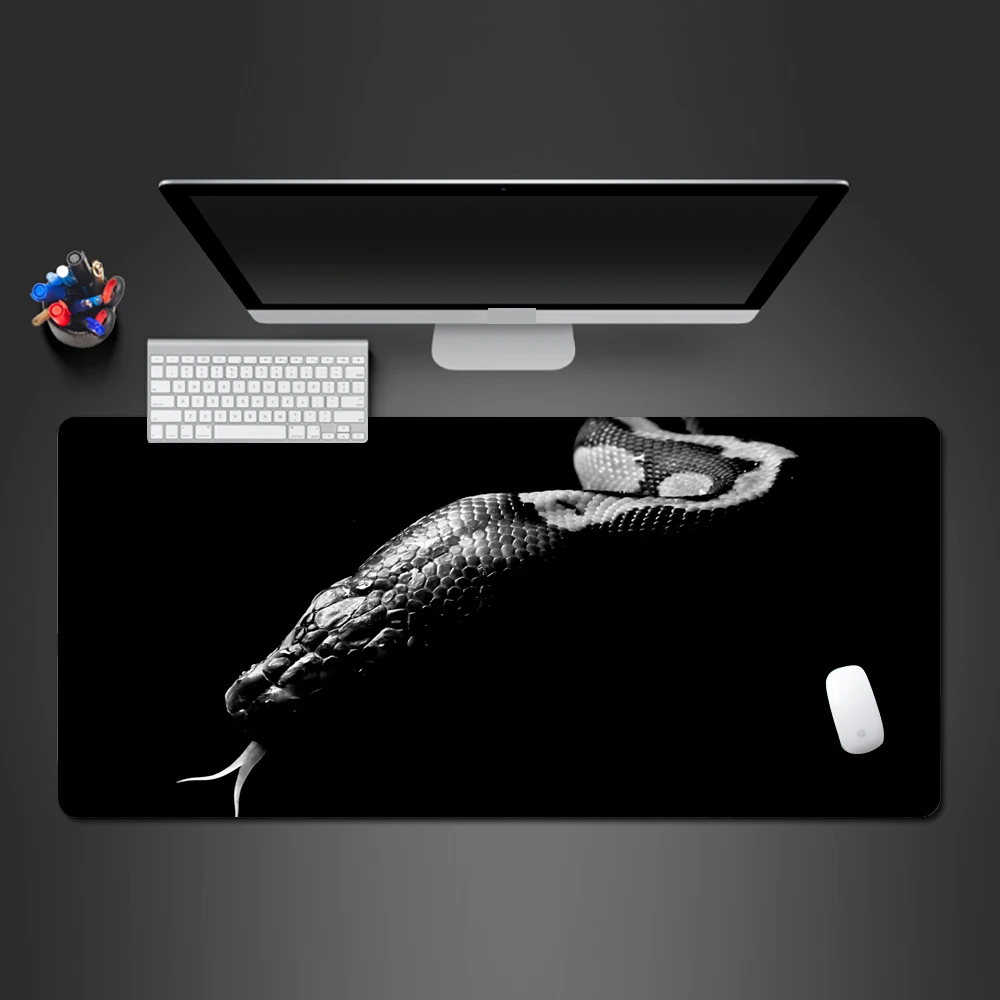 

Super Selling Snake Mouse Pad High Quality Game Accessories Notebook Computer Keyboard Mouse Desk Mats To Gamer Christmas Gifts