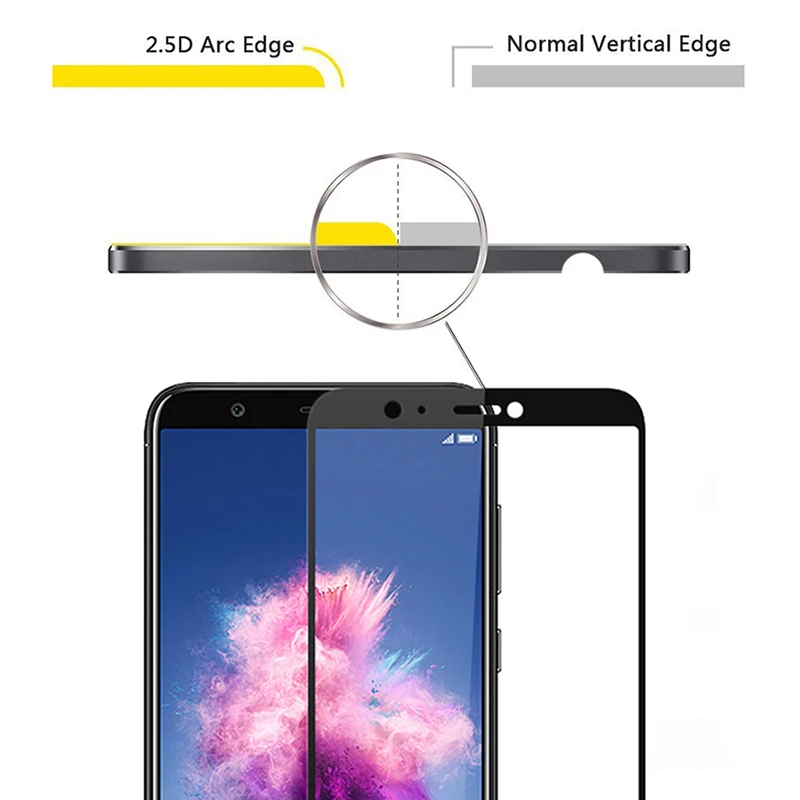 Закаленное стекло 9H с полным покрытием для Huawei P Smart Z Plus 2019 Защита экрана FIG LX1 LX2 LX3