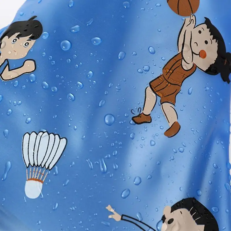 

1Pair Kids Rain Boots Cover Cute Cartoon Prints Children Shoe Waterproof Protector