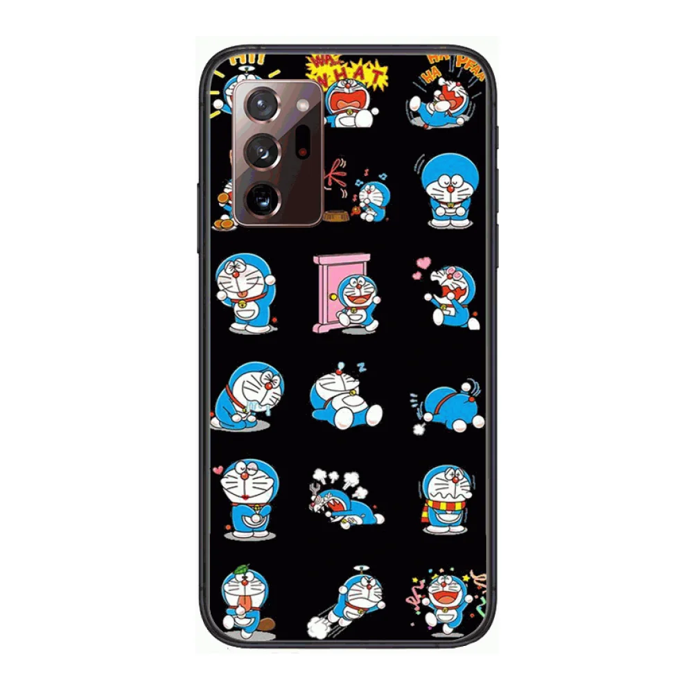 

Doraemon Exquisite HD Phone Case cover hull For SamSung note20 10 9 8 4 pro plus black prime soft bumper Transparent
