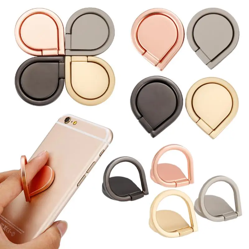 Роскошный металлический держатель для телефона с кольцом держателем поворотные