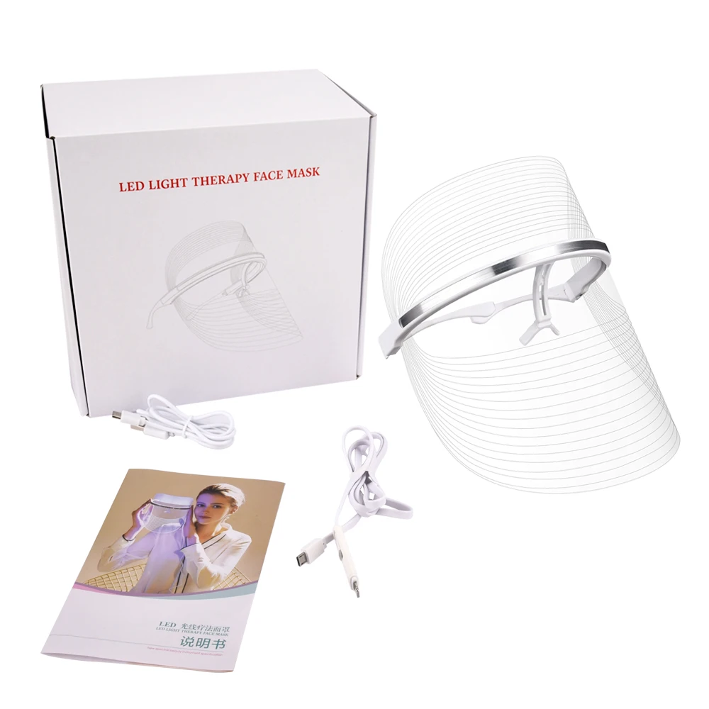 Светодиодный светильник терапия маска для лица Омоложение кожи против морщин 3