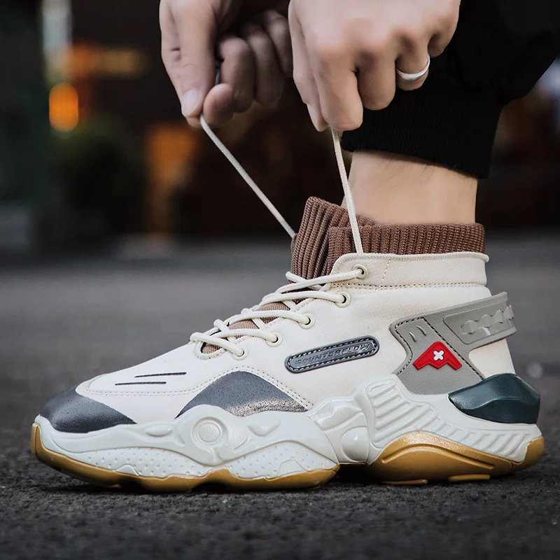 

Высокие кроссовки, спортивная обувь для баскетбола, мужская обувь, трендовая мужская обувь, Баскетбольная обувь для культуры, мужские кросс...