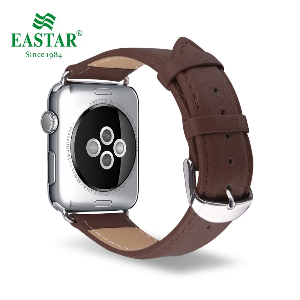 Eastar браслет для iwatch Apple Watch ремешок 42 мм 38 спортивный 40 44 серии 1 и 2 3 4 часов|leather