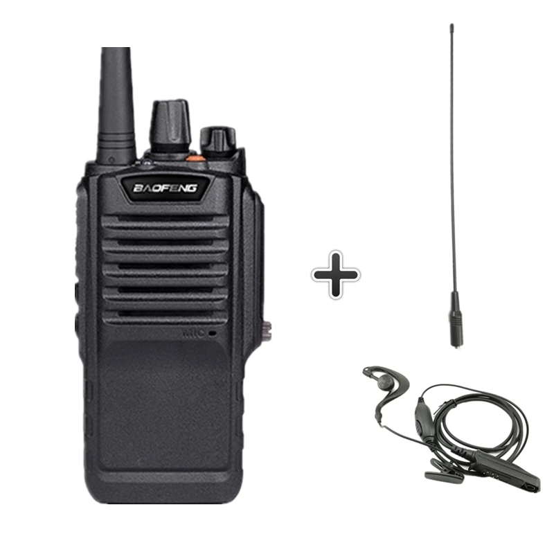 add 1antenna 1headse Baofeng Bf-9700 7 Вт Высокая мощность рация IP67 Водонепроницаемый двухстороннее радио Amador PTT BF 9700 большой радиус действия Ham радио Hf трансивер - Цвет: add 1antenna 1headse