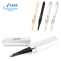 eyebrow tweezers scissors clamp harmless compact hair beauty slanted stainless steel professional tools makeup plucking clean