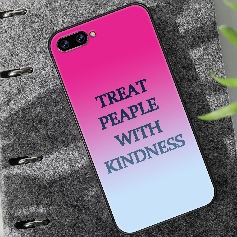 

Treat People With Kindness Harry Styles Phone Case Cover Hull For HUAWEI honor 7a 8 8s 8a 8x 9 9x 10 20 i Lite Pro black Prime