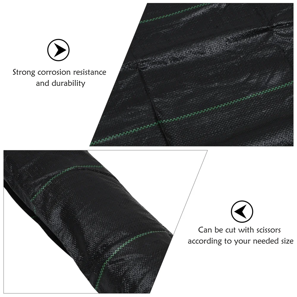 

Gardening Weed-control Fabric Sheet with 10 Ground Stakes for Weeding Prevention