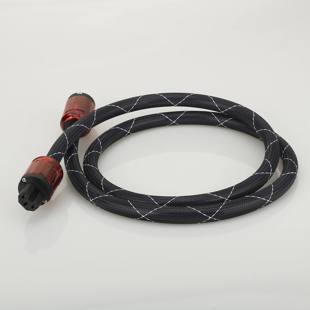 Высококачественный медный аудиофил кабель питания OFC сетевой переменного