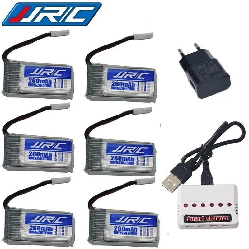 JJRC H8 мини Оригинальная батарея 3 7 V 150mAh 260mAh Lipo зарядное устройство наборы для
