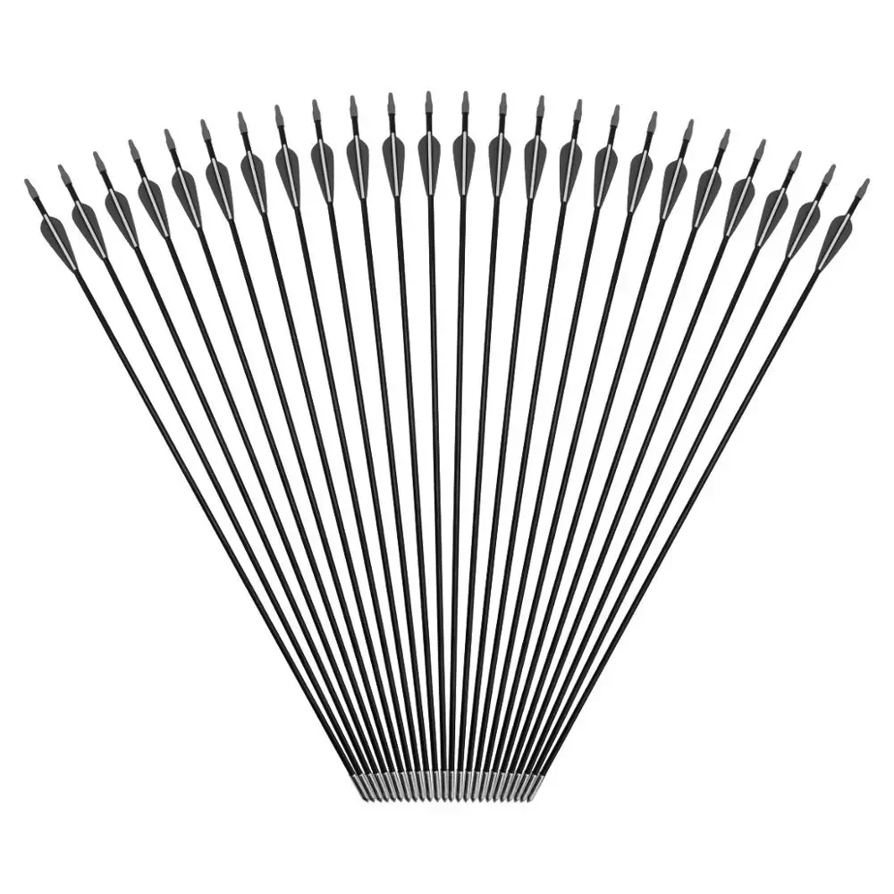 31 5 Дюймов стрельба из лука охота стекловолокна стрелка позвоночника 700 Диаметр 7