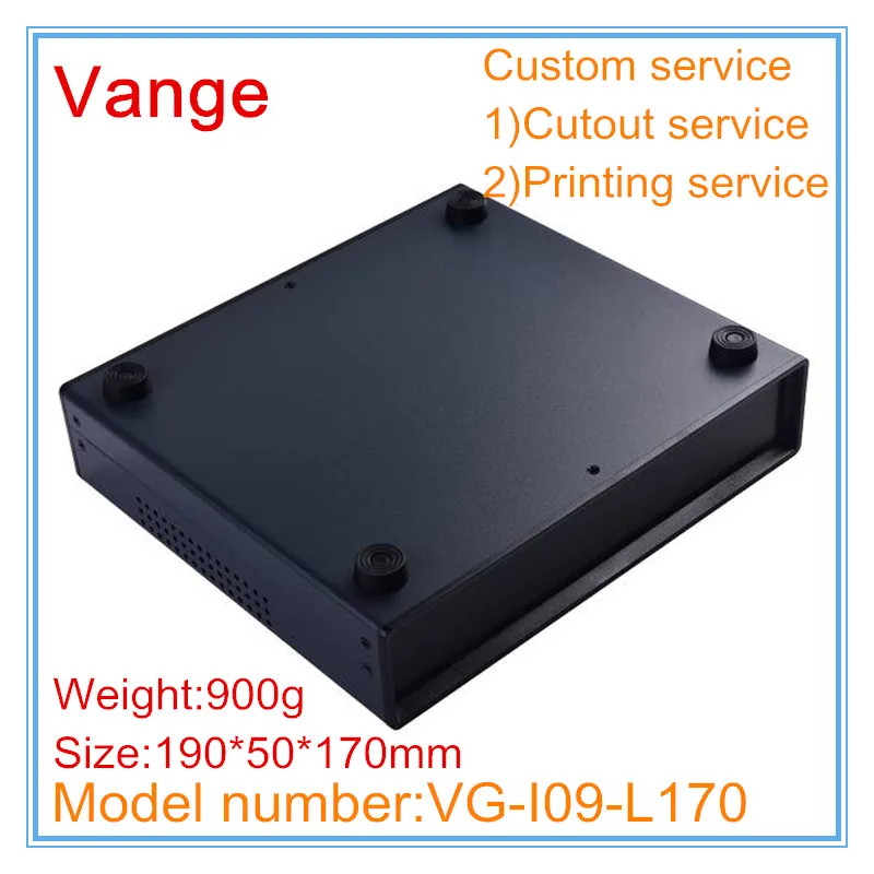 1pcs/lot power supply outlet box 190*50*170mm iron housing diy plastic panels enclosure | Wire Junction Boxes
