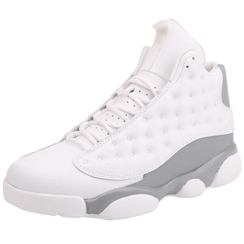 Новинка баскетбольные туфли больших размеров 45 высокие износостойкие и дышащие