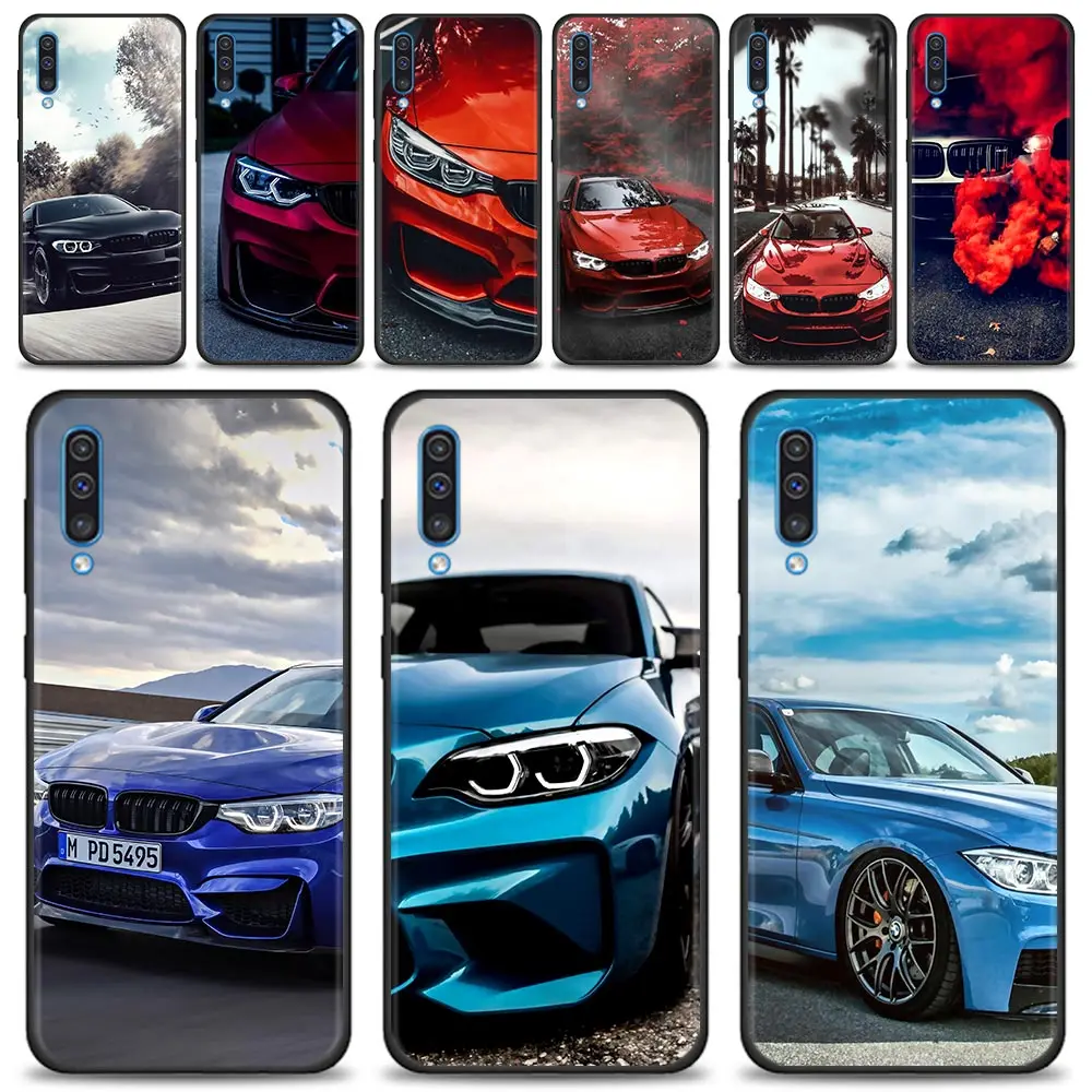 Blue Red-Bmw Silicone Phone Case For Samsung Galaxy A50 A70 A10 A20e A30 A40 A20s A10s A10e A80 A90 A60 A30s Cover Shell