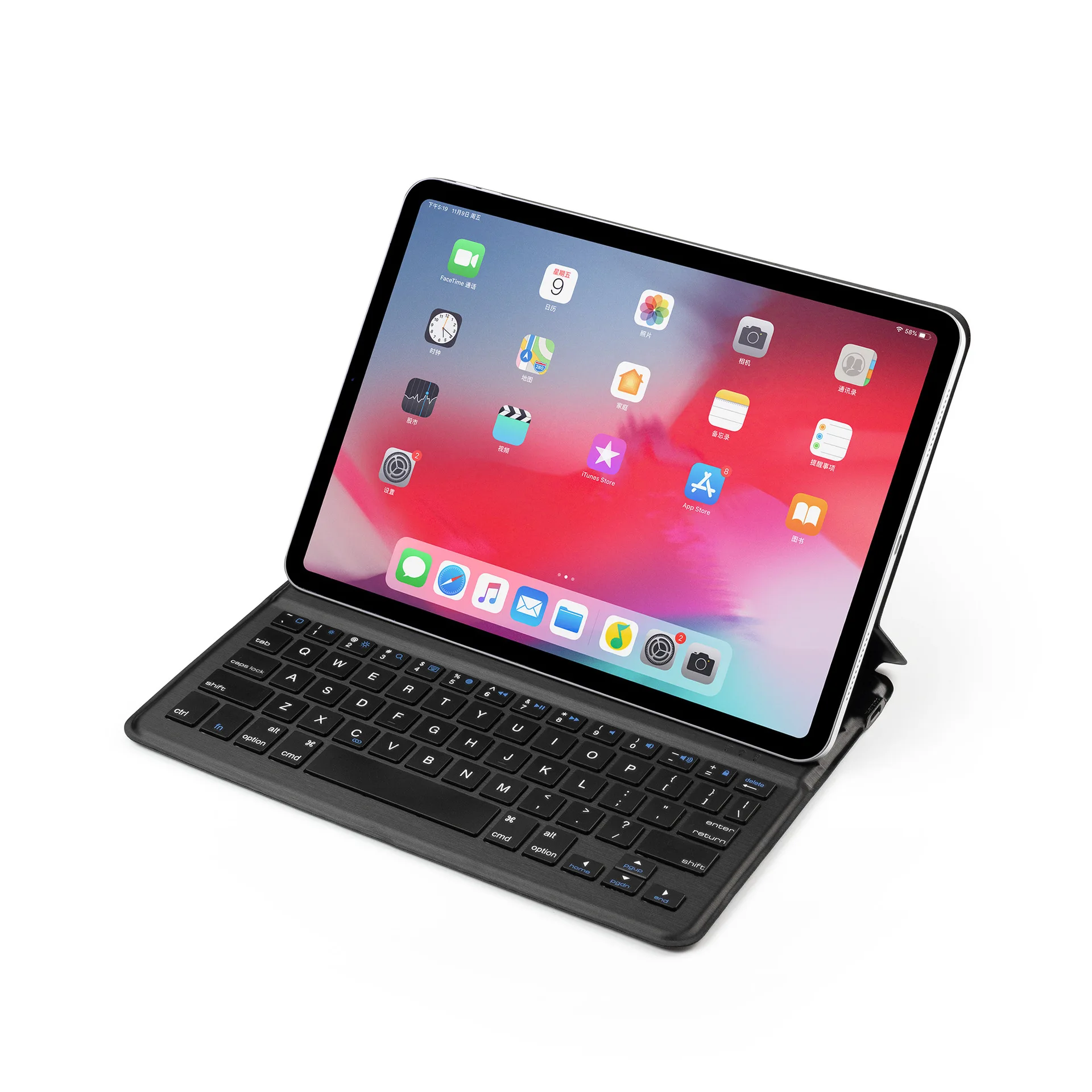 

Чехол-накладка для iPad Pro 11 дюймов 2018, легкий, магнитный, Bluetooth-клавиатура
