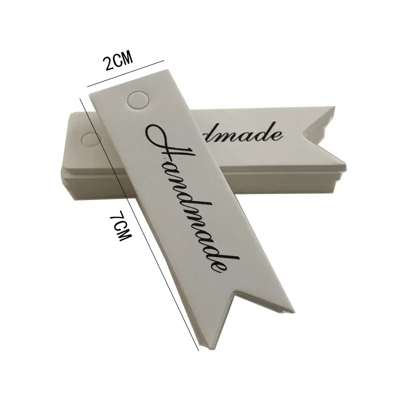 100 шт. подарочные Висячие бирки ручной работы благодарим Вас лейбл карты сделай